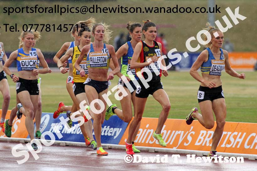 Womens 5000 metres, Sainsbury's British Champs, Alexander Stadium, Birmingham. Photo: David T. Hewitson/Sprts for All Pics